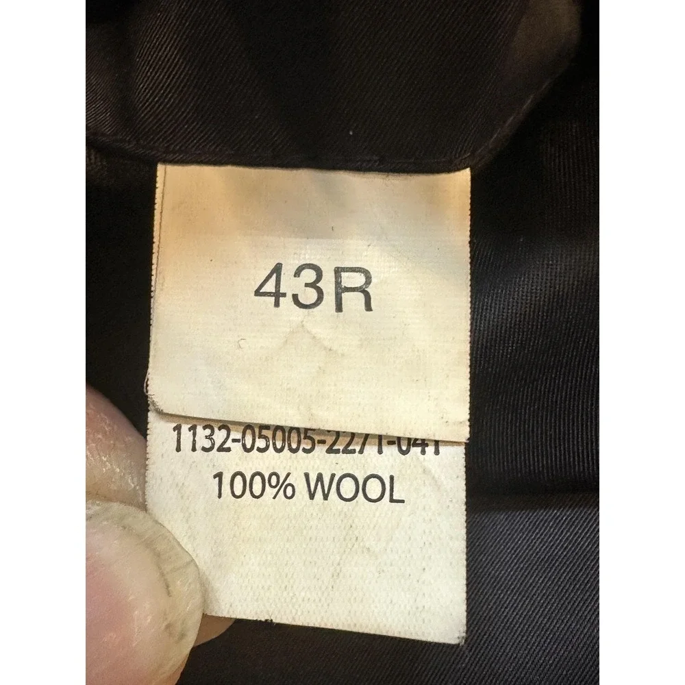 Jos. A. Bank Sport Coat Mens 43R Grey Traveler's Collection Wool Blazer